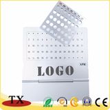 Customized Metal Aluminum Perpetual Desk Calendar for Promotion Gift