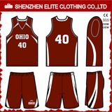 Custom Wholesale Good Price Basketball Jersey Uniform (ELTBNI-12)