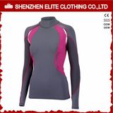 Long Sleeves Women Rash Guards Swimsuits (ELTRGI-33)