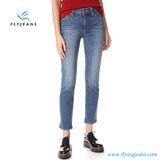 Classic High-Waisted Skinny Women Denim Jeans with Light Blue by Fly Jeans