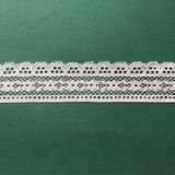 China White Lace Jacquard Fabric Lace Trimming