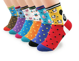 Custom Fashionable Cartoon Jacquard Sock in Various Designs and Sizes