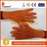 Ddsafety 2017 Orange PU Coated Working Gloves