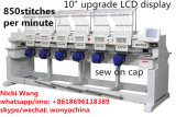 6 Head Cap Tshirt Apparel Sewing and Embroidery Machine