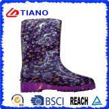 Waterproof Ankle PVC Rain Boots for Lady