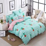 3 Pieces 4 Piece Printed Microfiber Bedding Home Textile