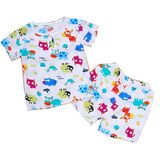 Customize Unisex Lovely Combed Cotton Comfortable Print Children Garment