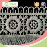 Fancy Floral Pattern Polyester Embroidery Lace Fringe