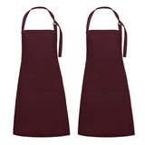 Adjustable Poly Cotton Cooking Kitchen Restaurant Uniform Aprons