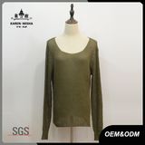 Women Casual Wide Neck Knitted Sweater