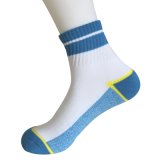 Half Cushion Poly Fashion Quarter Stripe Socks (JMPQ06)