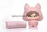 Wholesale Animal Head Plush Animal Baby Blanket