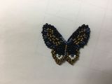 Garment Accessory Handmade Embroidery Beading Butterfly Patch