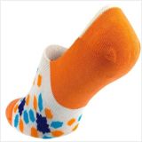 Orange Flower Freash Patten Breathe Cotton Comfortable Invisible Sock