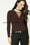 OEM Women Fashion Hot Sales Sweater Jumper (W18-400)