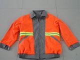 Hi-Vis Orange Cotton Reflective Coverall