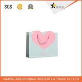 Christmas Heart Handbags Printed Paper Gift Packing Bag for Garment/Shoes/Sunglass