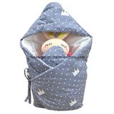 Baby Swaddle Blanket Sleep Sack Thick Fleece Swaddling Blankets Seperated Legs Soft Warm for Bath, Air-Conditioned, Autumn Esg10383