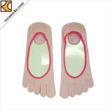 Pink Five Fingers Socks Breathable Gel Socks Toe Socks (164016SK)