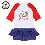 New Design Cartoon Print Girl Swimwear with Oeko-Tex