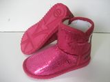 New Design Pretty Sequins Women Plush Slipper Boots