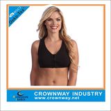 Custom Most Supportive Ladies Sexy Sports Bra with Front Zipper