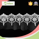 White Bridal Embroidered Tulle Lace Fabric Swiss Korea Lace