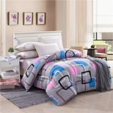 OEM Supplier Goose Down Alternative Polyester Comforter Set with 2 Pillow Case