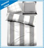 Kids Bedding Gray Stripe Cotton Duvet Cover Set