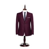 Red Slim Fit Custom Men's Suits Tuxedo