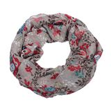 Womens Winter Owl Flower Kids Ring Collars Girl's Neck Wear Snood Loop Scarf (SW803)