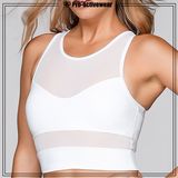 Fitness Fashion Screen Print Sportswear International Brazilian Mesh Bra