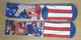 Men Sublimation Basketball Socks with Printing Design