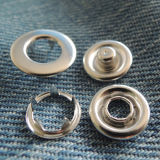 Fancy Elegant 14mm Snap Button with Nickle (#333)