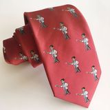 Custom High Quality Silk Woven Logo Tie (L024)