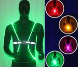 High Visibility Fluorescent Running LED Vest Reflective Vest