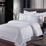 White Customized Cotton Luxury Hotel Bedding Set