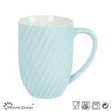 Color Glaze with Embossed 12oz Mug