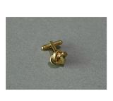 Custom Irregular 3D Effect Gold Plated Cufflinks (GZHY-XK-013)