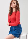 Lady Oversized Cotton Sweatershirt by Knitting Design