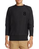 Customized Round Neck Printing Black Mens Sweatshirts