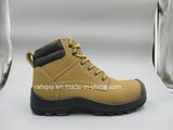 New Designed Professional Nubuck Leather Safety Shoes (HQ8005)