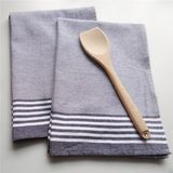 Custom Design Striped Jacquard Cotton Tea Towel