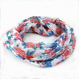 Beautiful Flower Printed Fashion Lady Scarf Wholesale