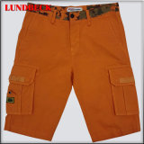 Men's Cotton Shorts with Orange Color