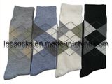 Man Argyle Design 4 Pack Socks