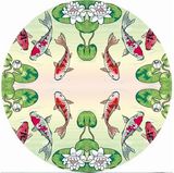 Hot Sale Stock Polyester Round Beach Towels