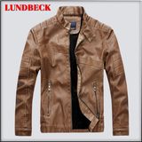 Fashion PU Jacket for Men 2018