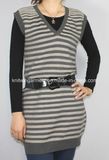 Ladies Knitted Sleeveless Pullover Sweater for Casual (12AW-118)