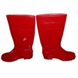 Red PVC Safety Work Prtective Boot (JMC-254H)